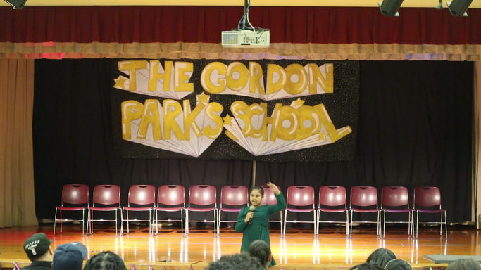 2nd and 7th grade poetry recital